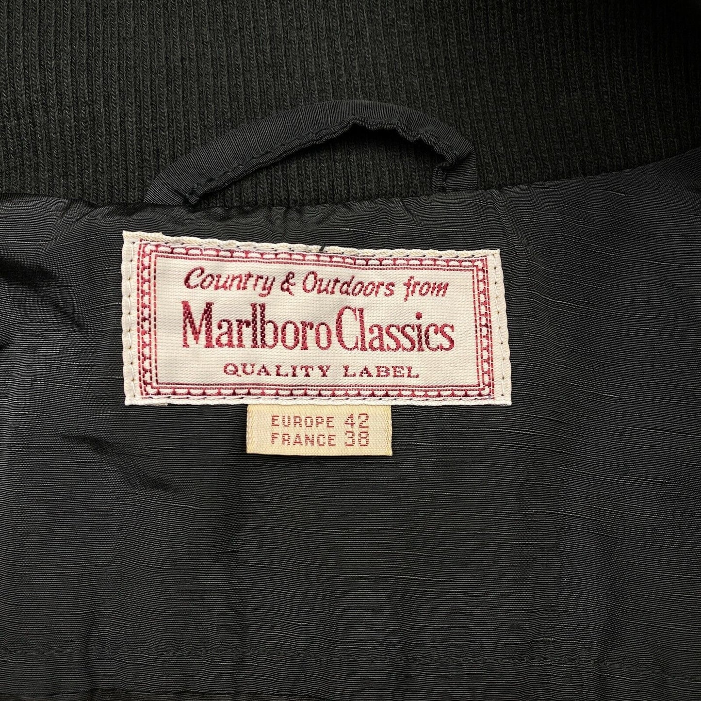 Marlboro Classics Dark Grey Linen Blend Jacket Size EU 42 UK 14 US 12