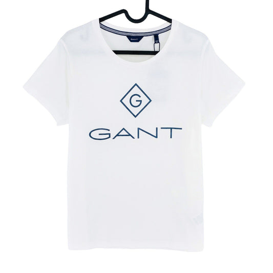 GANT White Lock Up Crew Neck T Shirt Size XL