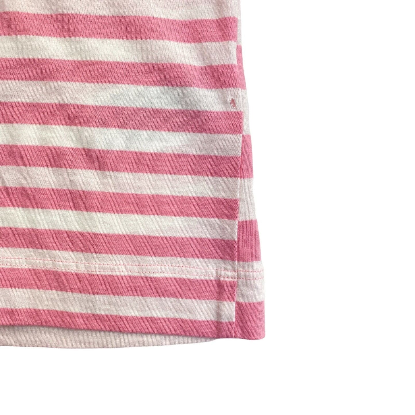 GANT Pink Striped Crew Neck T Shirt Size L