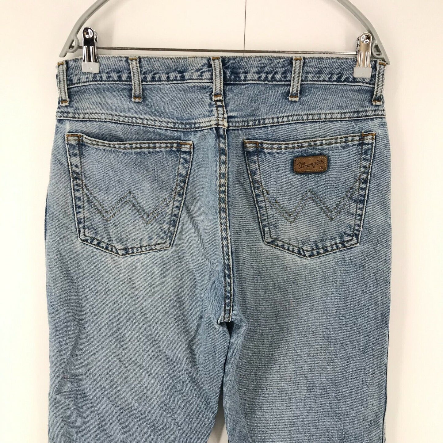 Vintage Wrangler TEXAS Blue Regular Straight Fit Jeans Size W33 L30