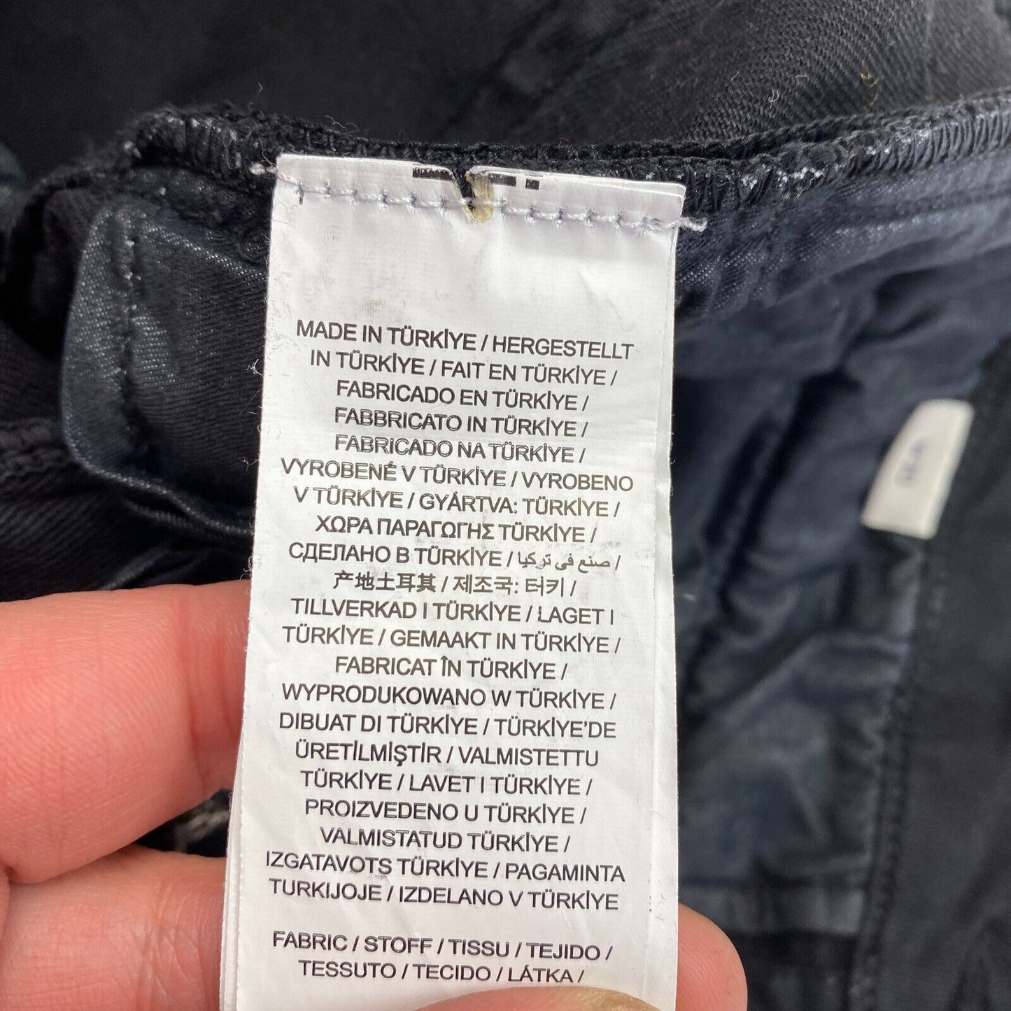 GANT Schwarze Schlagjeans, Größe W30 L34