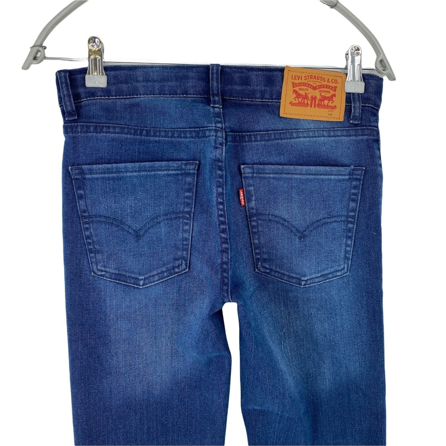 Levi's 510 Boys Blue Skinny Fit Jeans 14 Years W28