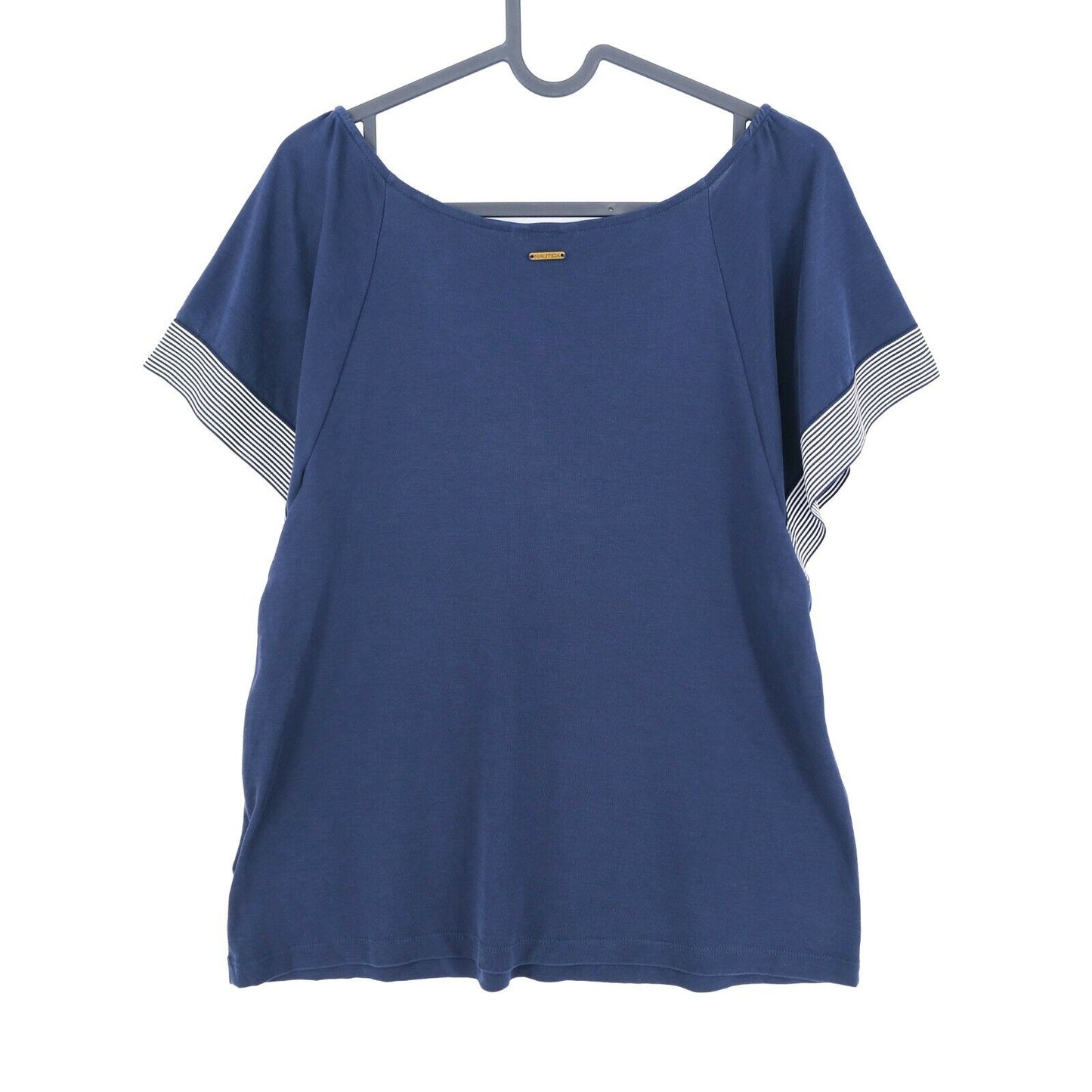 NAUTICA T-shirt à manches rayées bleu marine Taille S