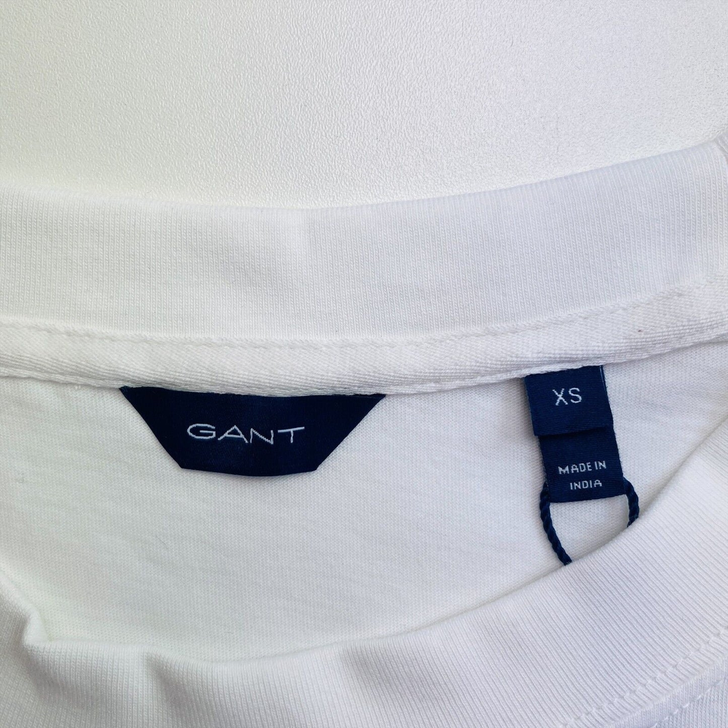 GANT White Icon G Essential Crew Neck T Shirt Size XS