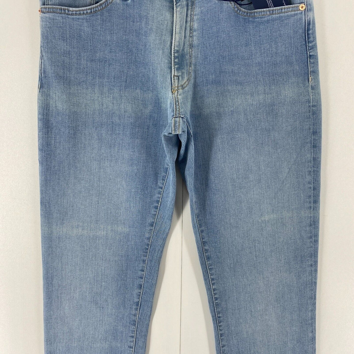 GANT MAXEN Mens Blue Stretch Low Rise Extra Slim Fit Jeans W34 L34