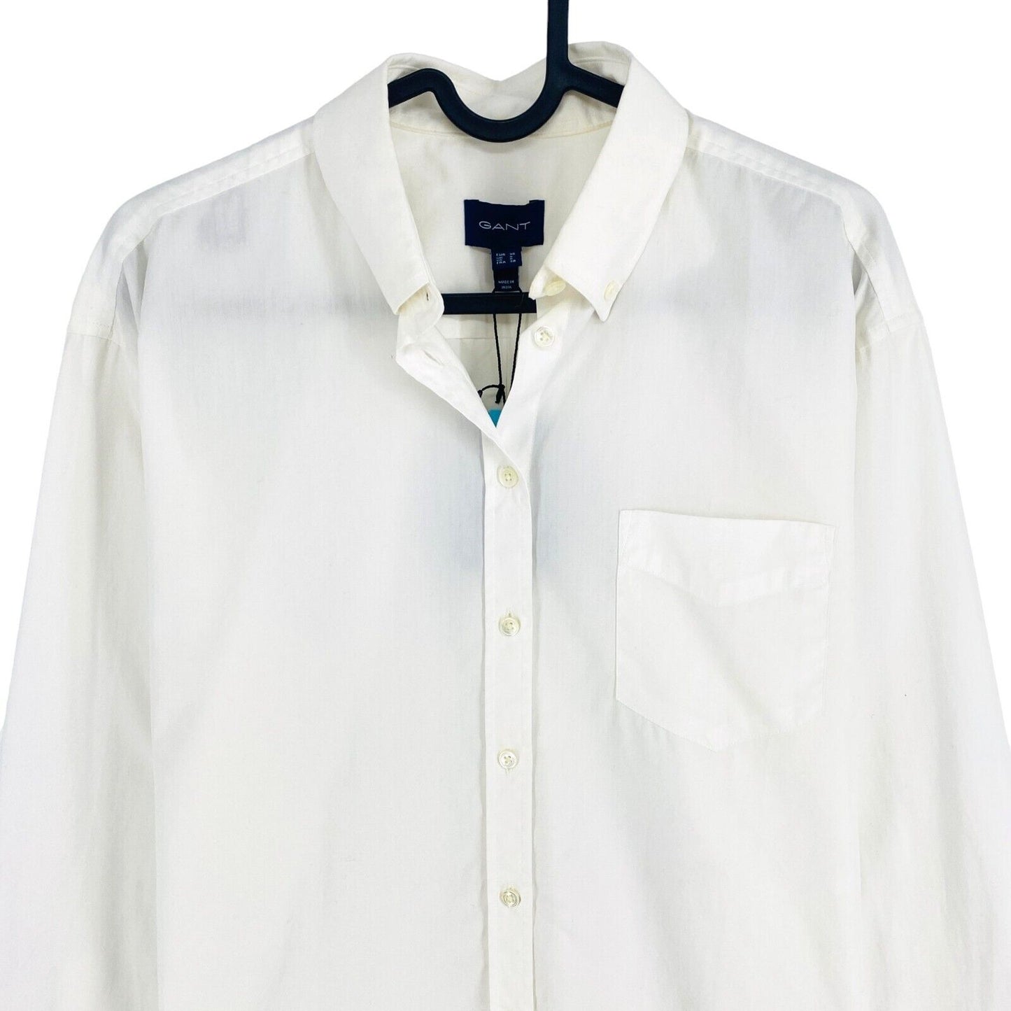 GANT White Relaxed BD Shirt Size EU 36 UK 8 US 6