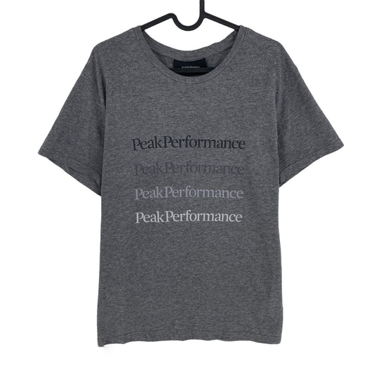 Peak Performance Grey Crew Neck T Shirt Size L