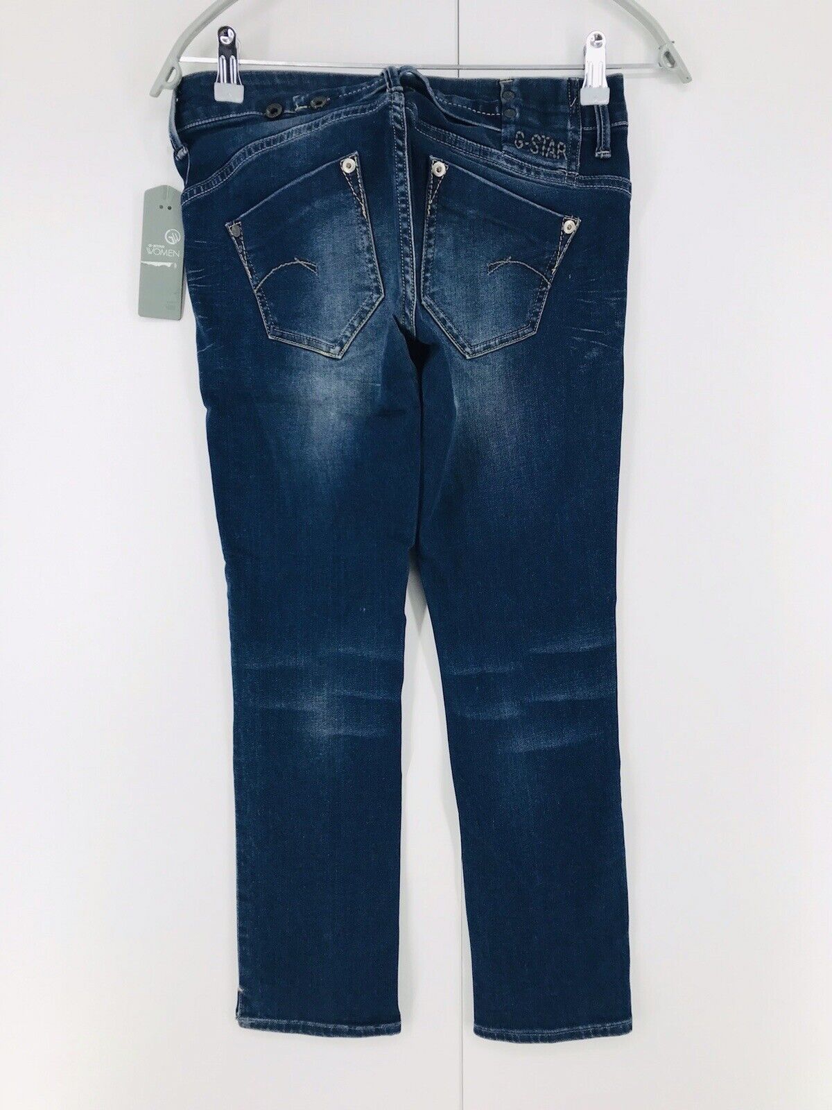 G-STAR RAW MIDGE Damen Jeans in knöchellanger Skinny-Passform, Blau, Größe W27