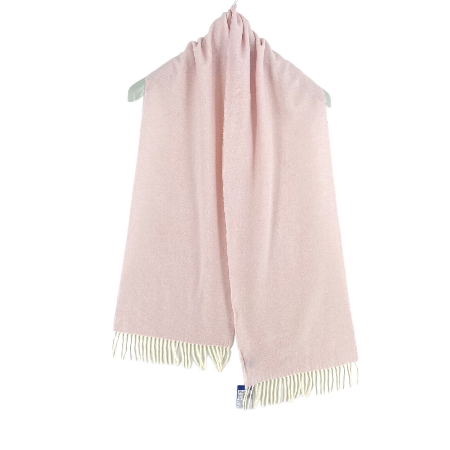 GANT Pink 100% Merino Wool Two Faced Twill Scarf Shawl