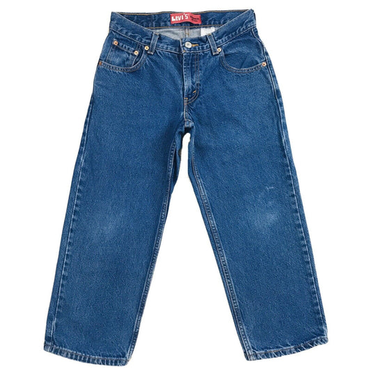 vintage Levi’s 550 Boys Bleu Coupe droite décontractée Jeans 8 H / W28 L23