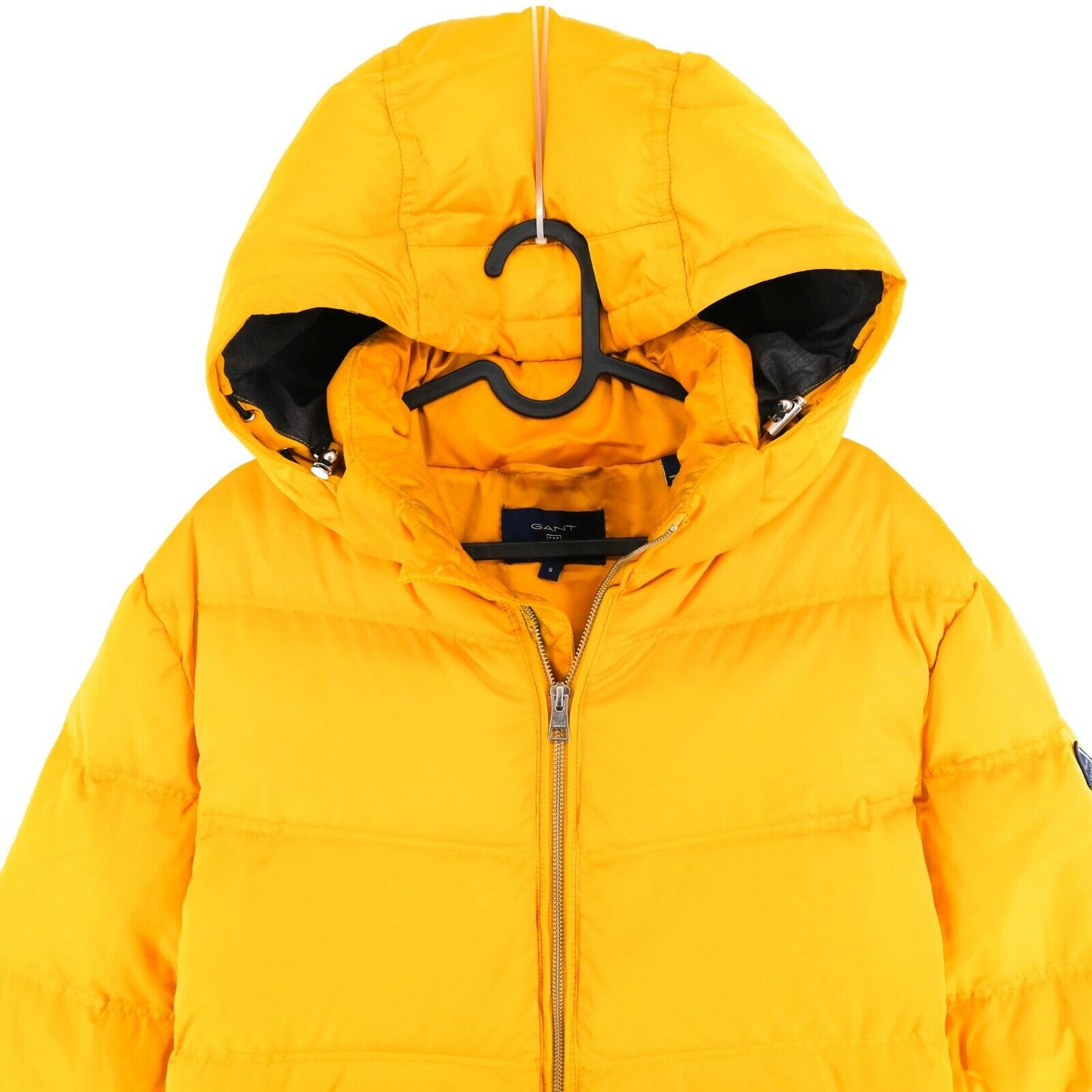 GANT Yellow The Alta Hooded Down Jacket Coat Parka Size S