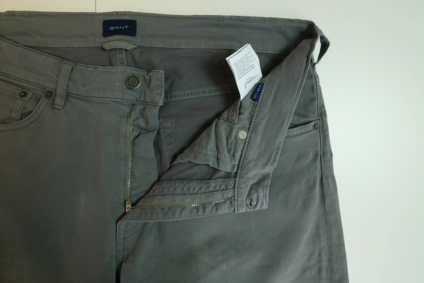 GANT Grey Regular Fit Jeans Size W35 L34