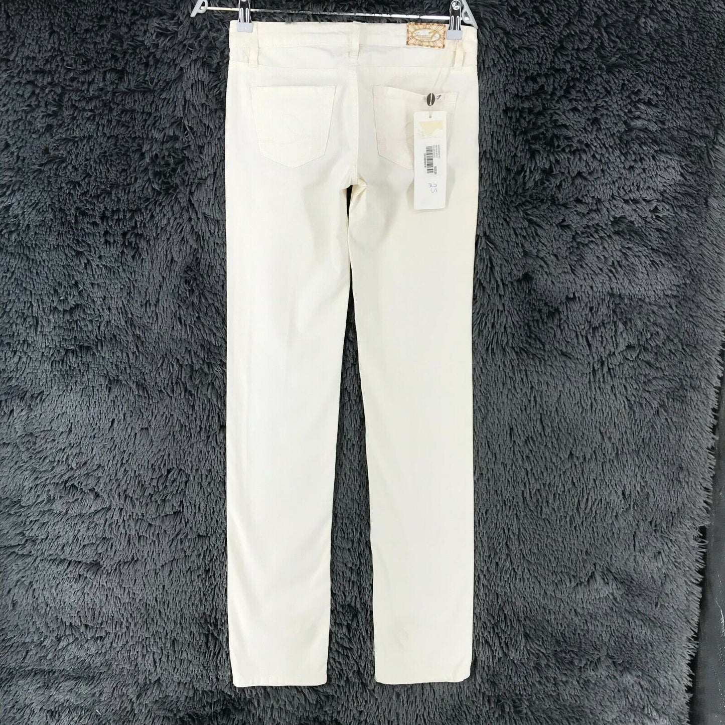 Seven7 Women White Regular Straight Fit Trousers Size W25