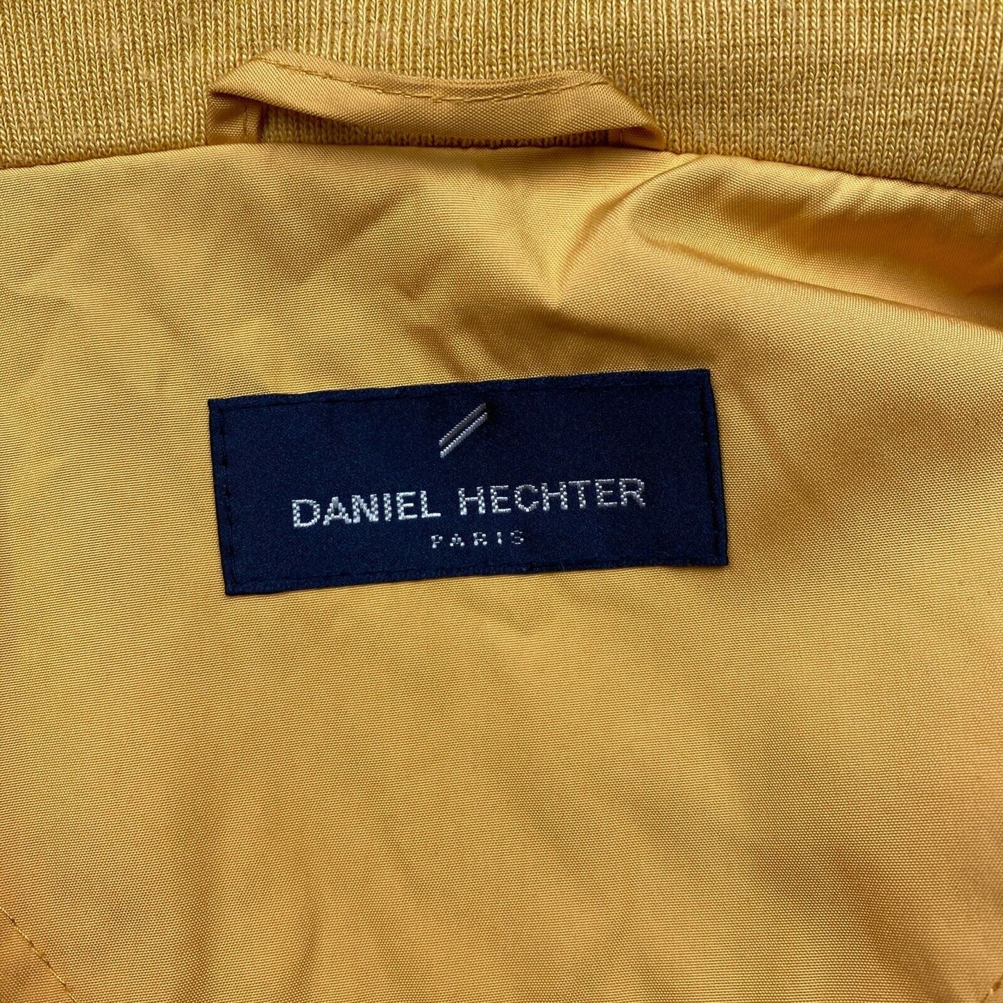 DANIEL HECHTER Yellow Hooded Jacket Size EU 48 UK/US 38