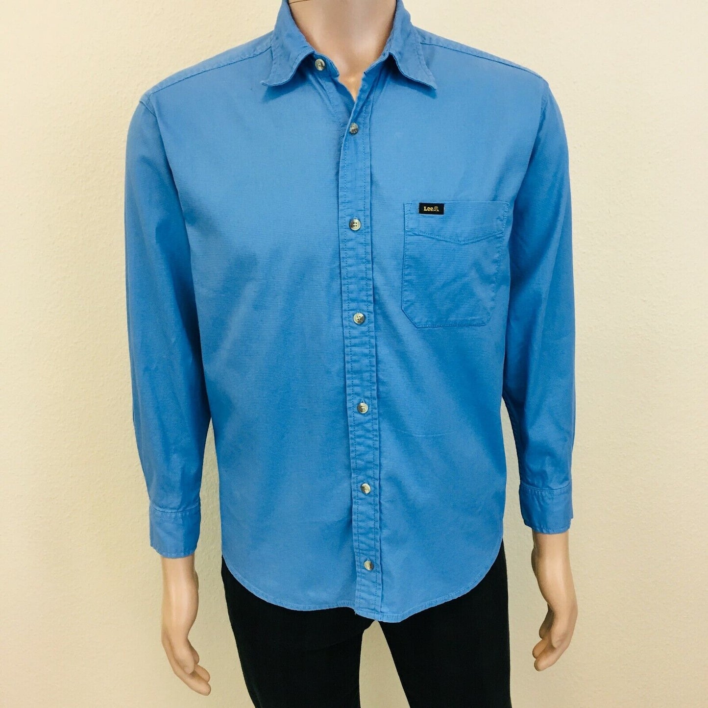 Lee Blue Vintage Union Made Shirt Size S