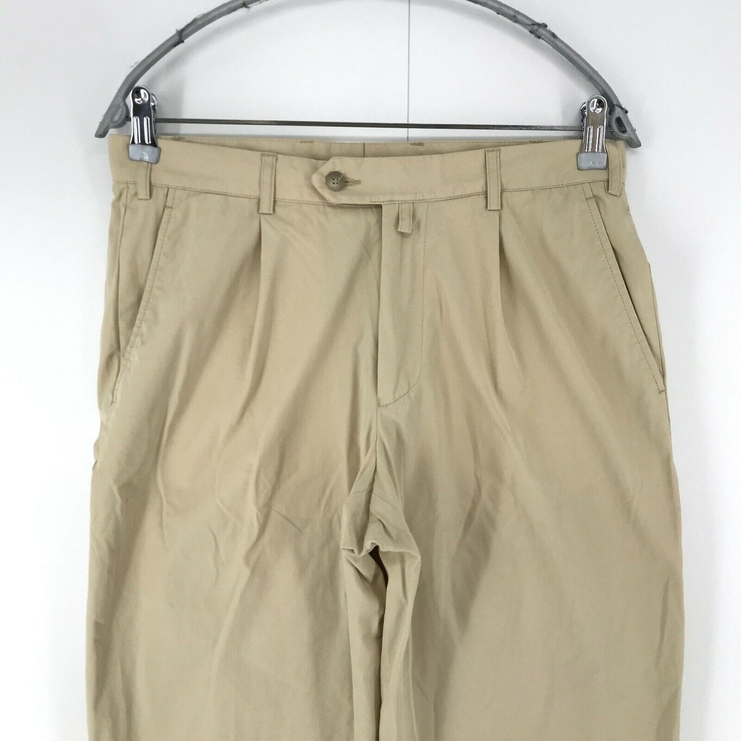 GANT Beige Chinohose mit normaler gerader Passform, Größe 46 W31