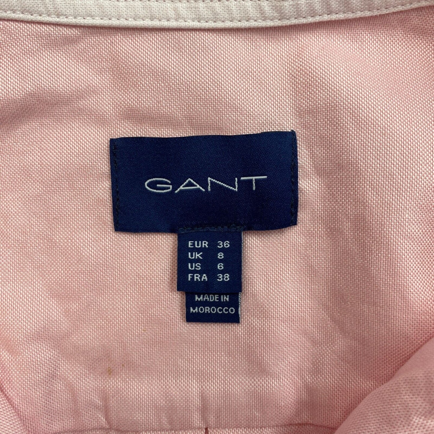 GANT Rose Regular Oxford Chemise Taille EU 36 UK 8 US 6