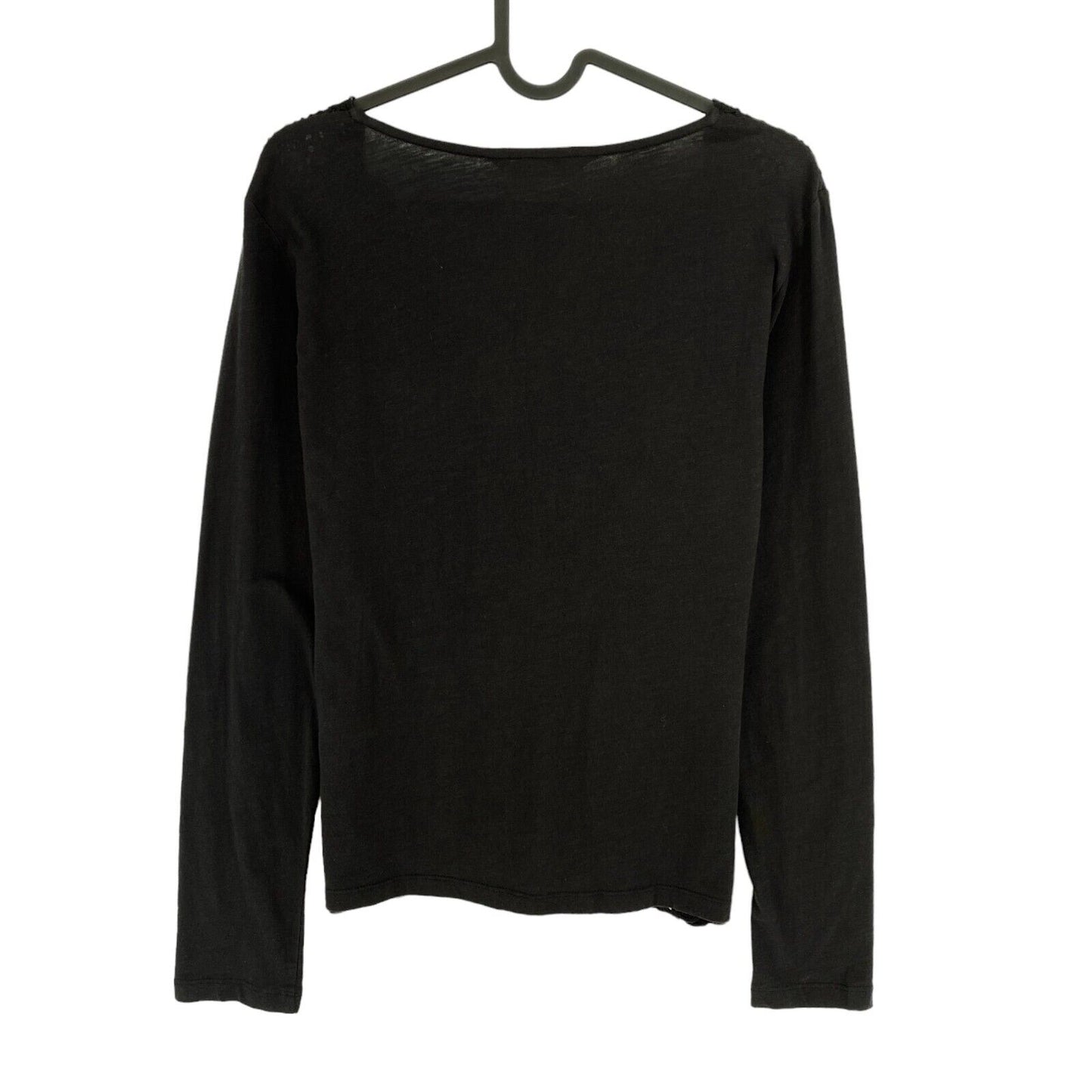 ODD MOLLY Women Black Backyard Long Sleeves Blouse Size 1 / S