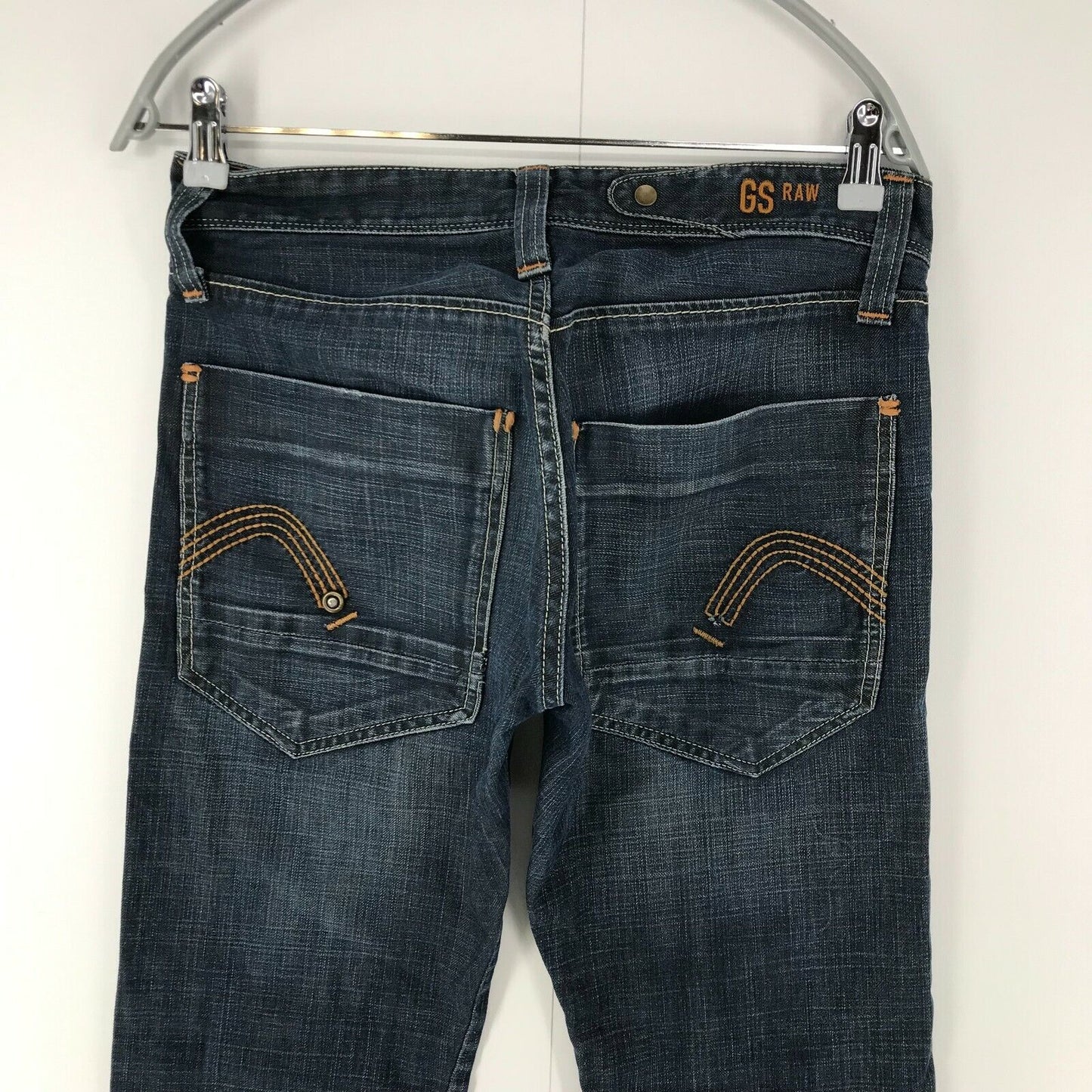 G-STAR RAW REESE Dark Blue Classic Regular Straight Fit Jeans W30 L32