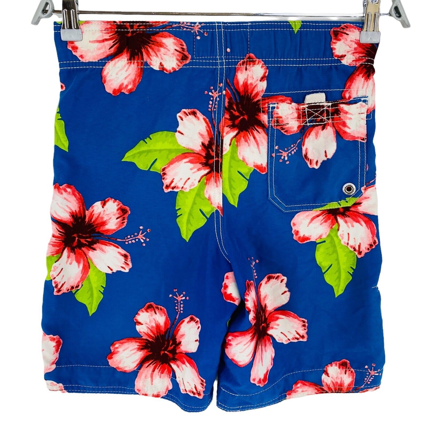 Abercrombie Kids Floral Blue Swimwear Swimming Trunks Shorts Size M