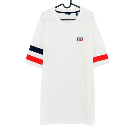 GANT Robe t-shirt à manches courtes avec logo rétro blanc Taille M