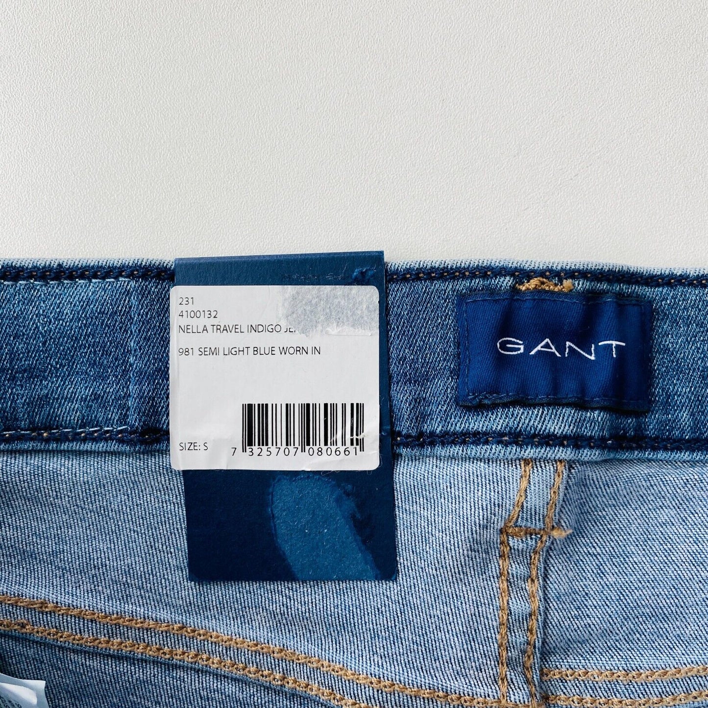 GANT NELLA Women Blue Mid Rise Skinny Fit Jeans Size S W26