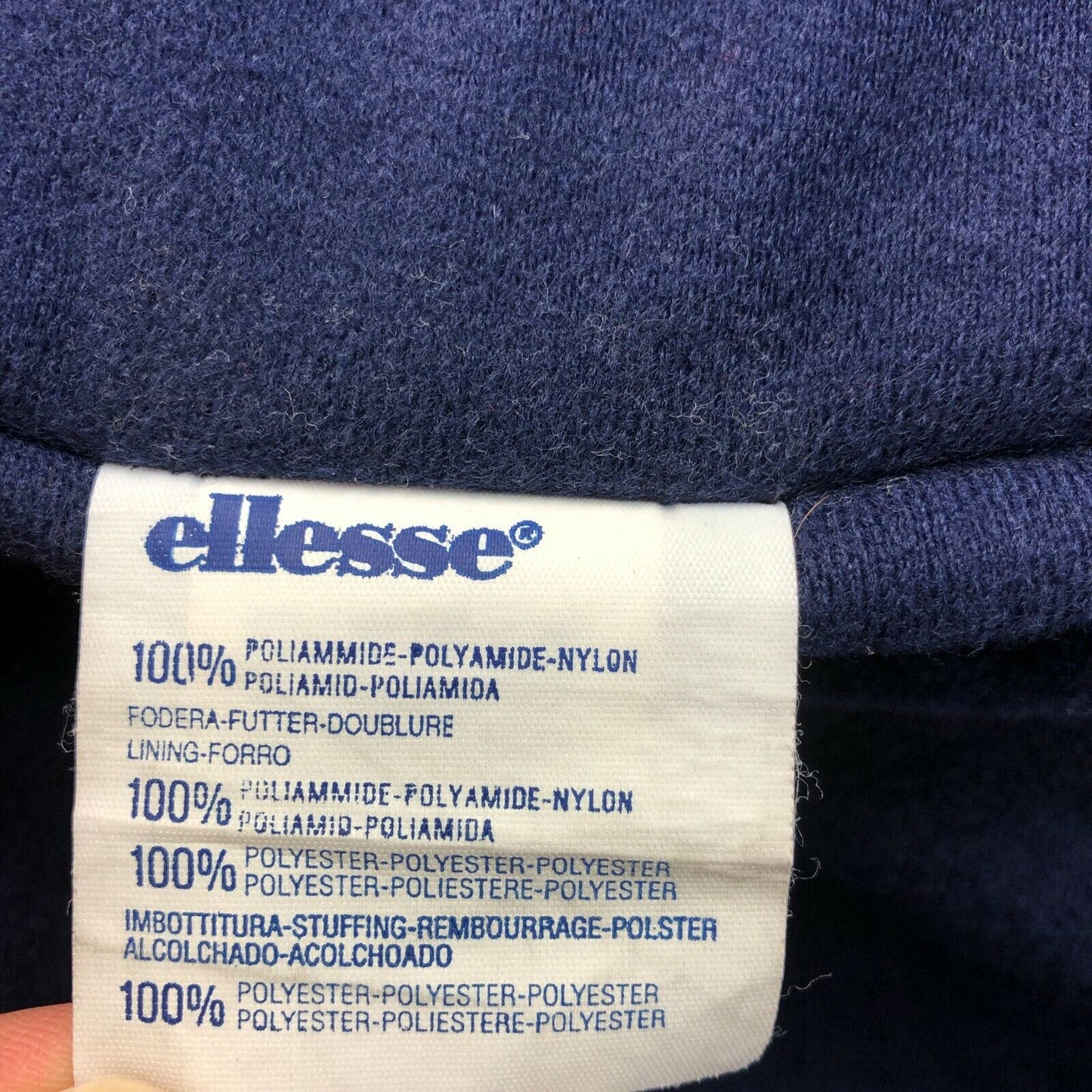 ELLESSE Navy Blue Padded Jacket Coat Size M