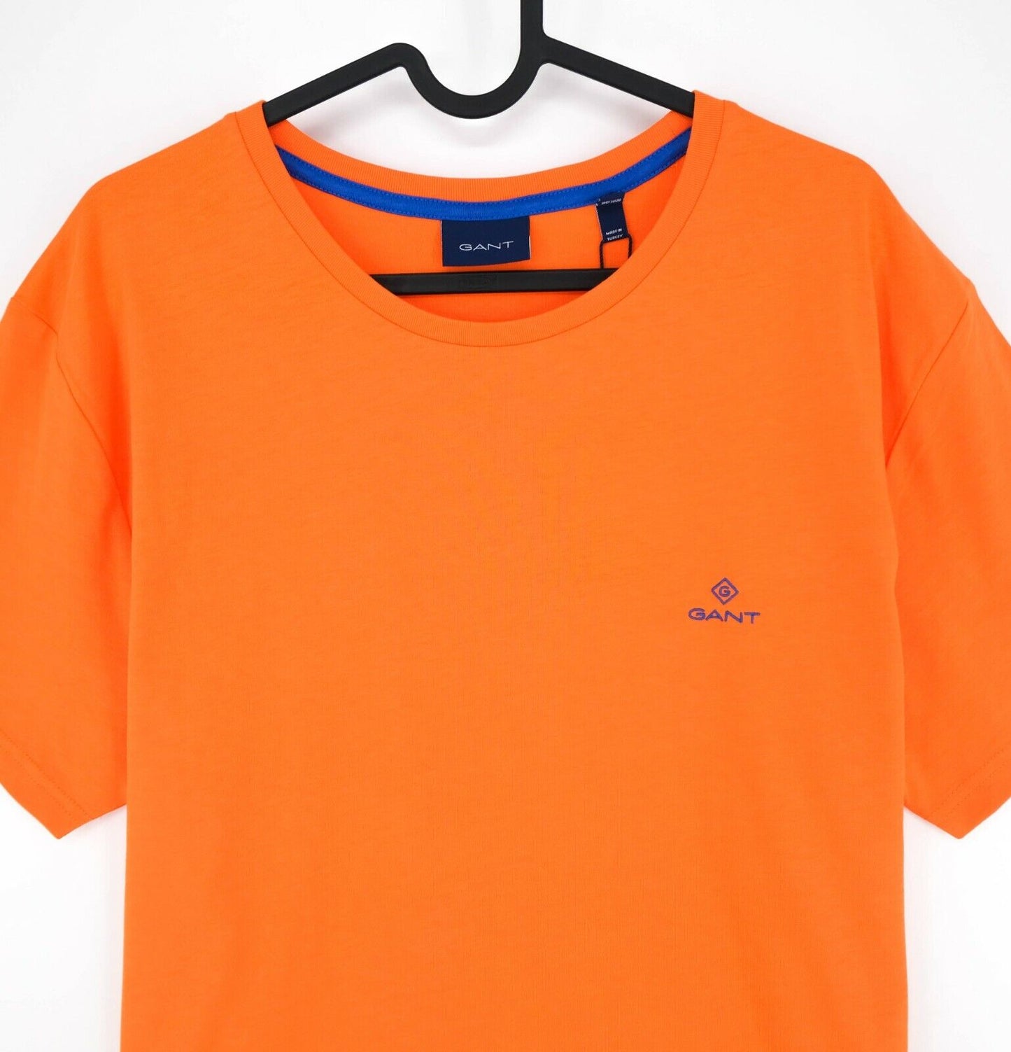 GANT Orange Logo Crew Neck T Shirt Size XL