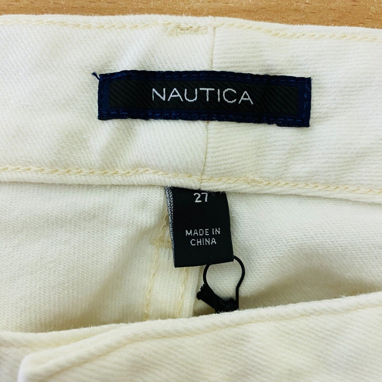 NAUTICA Women White Stretch Slim Fit Jeans Size W27