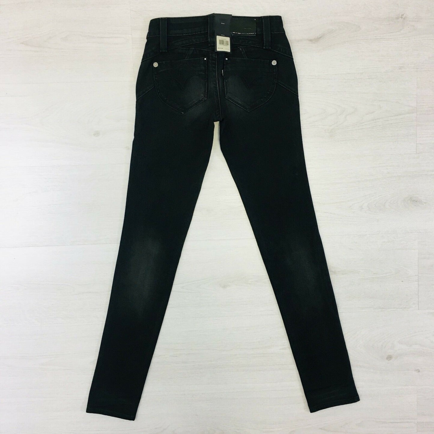 Levi‘s REVEL Ladies Stretch Low Rise Skinny Fit Black Jeans Size W24 L34