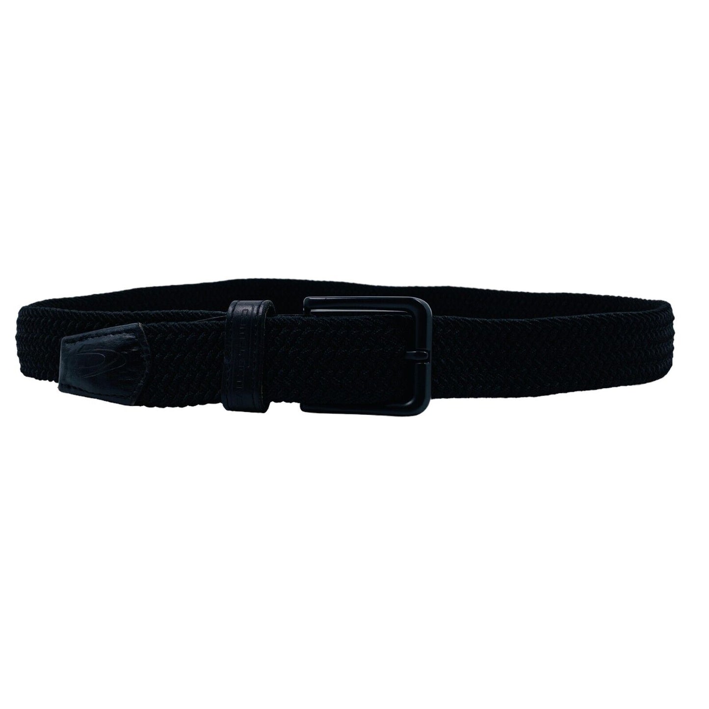 Camel Active Black Elastic Braid Stretchy Belt Size M