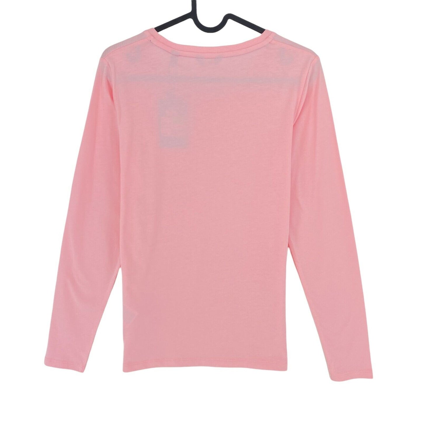 GANT Pink Logo Long Sleeves Crew Neck T Shirt Size XS