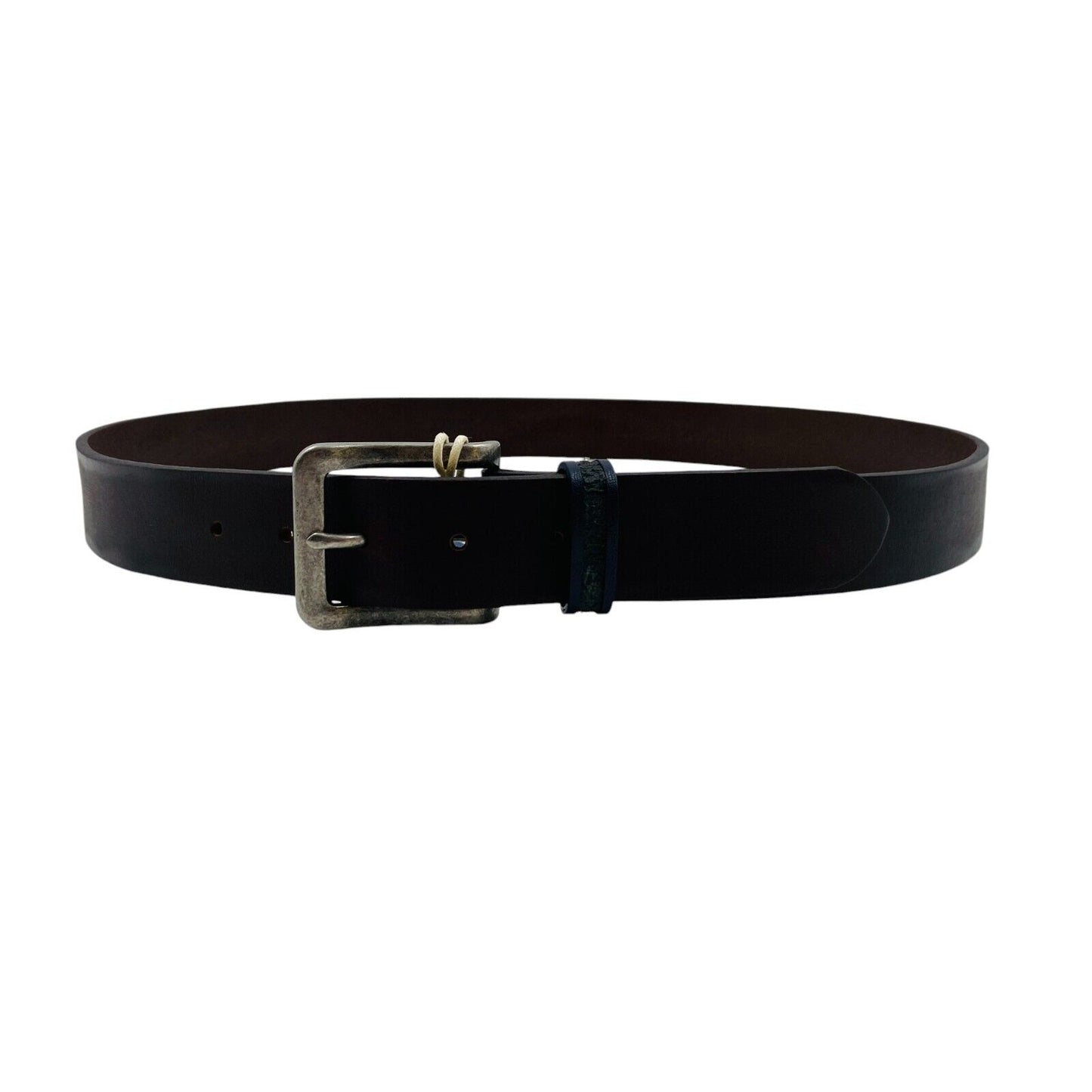 Tommy Jeans Mens Dark Brown Classic Leather Belt 100 cm. 40 In.