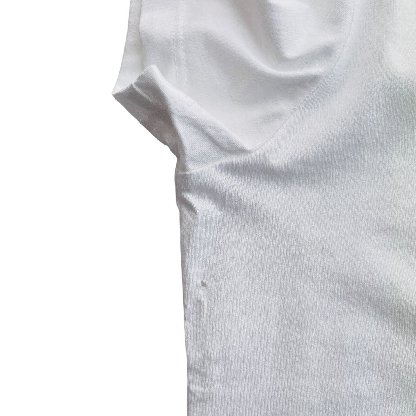 GANT White Lock Up Crew Neck T Shirt Size XL