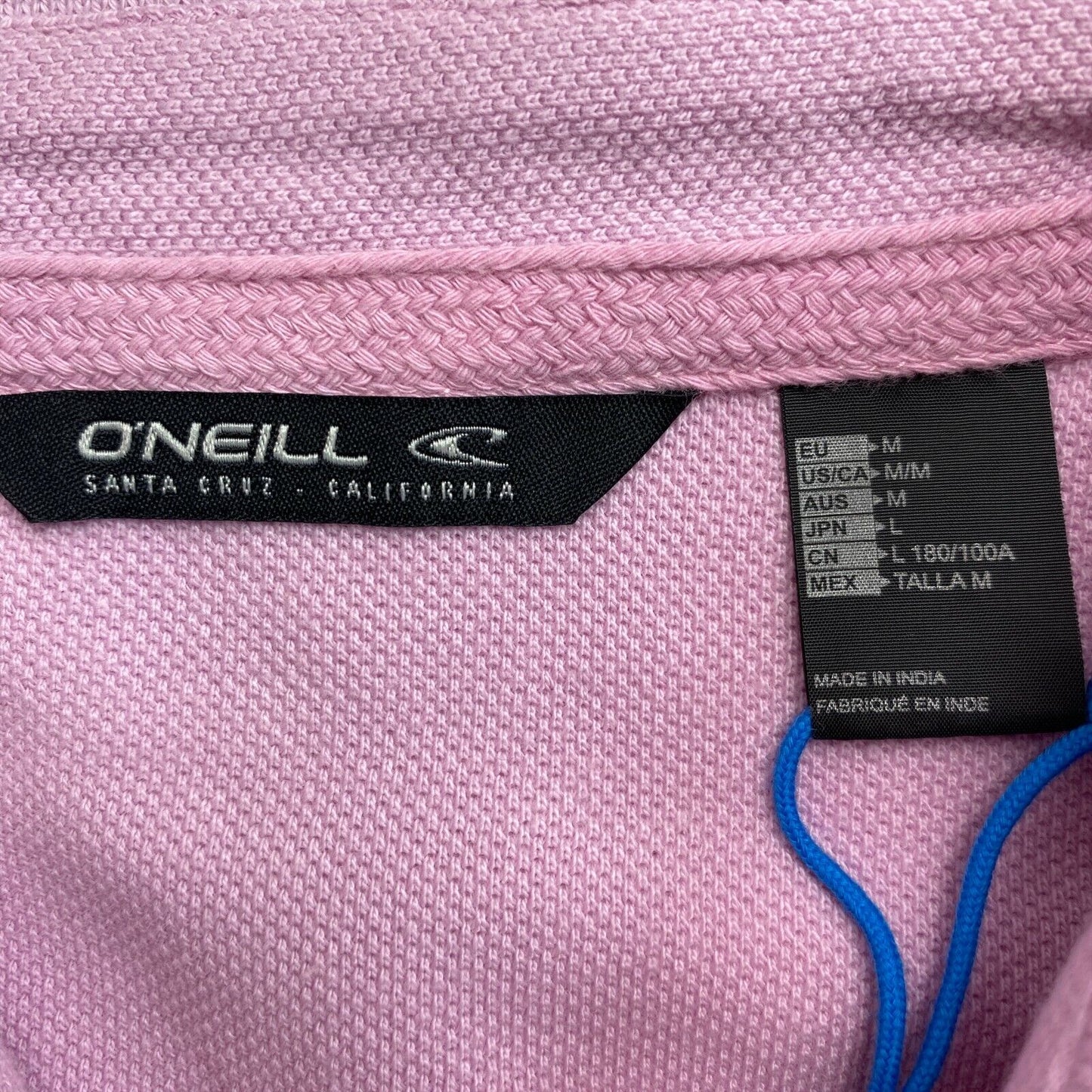 O`NEILL Light Purple LM High Summer Pique Polo Shirt Size M