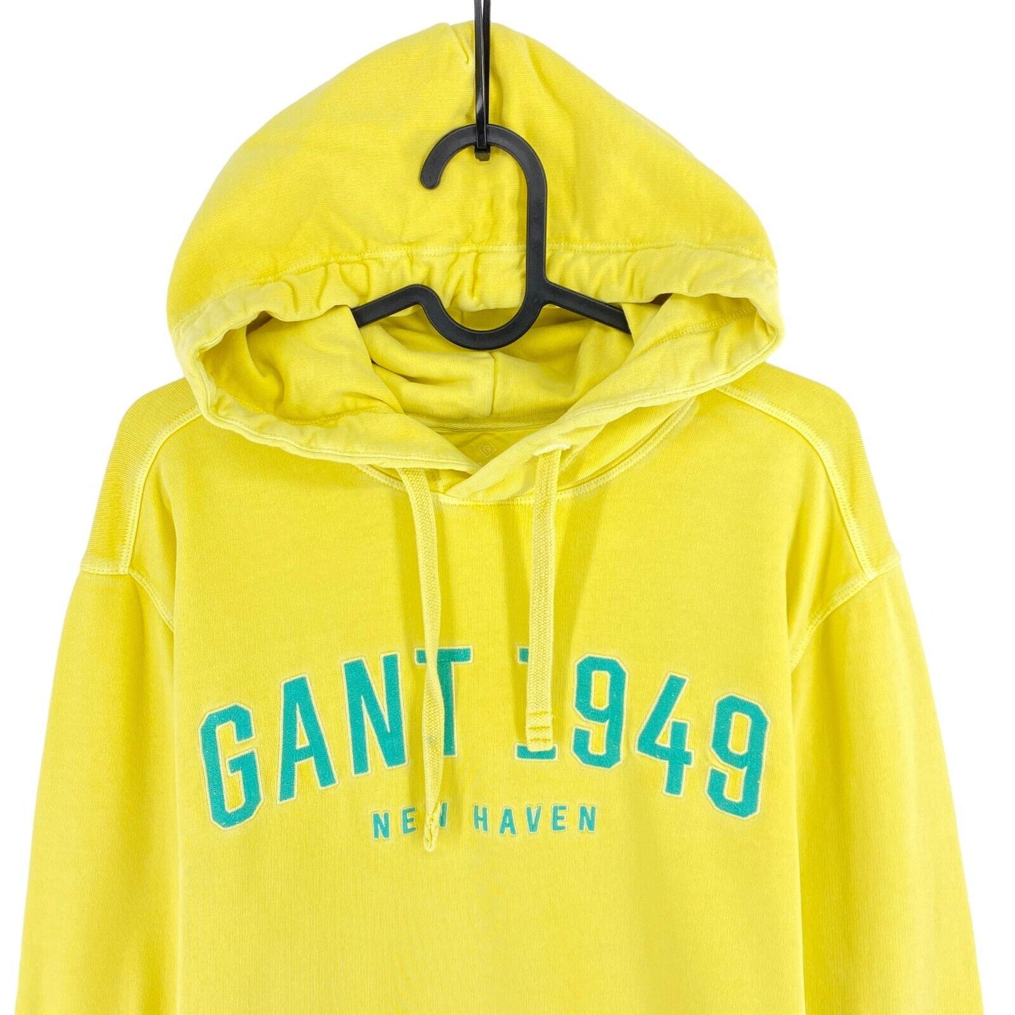 GANT Yellow Sun Faded Hoodie Sweater Jumper Size S