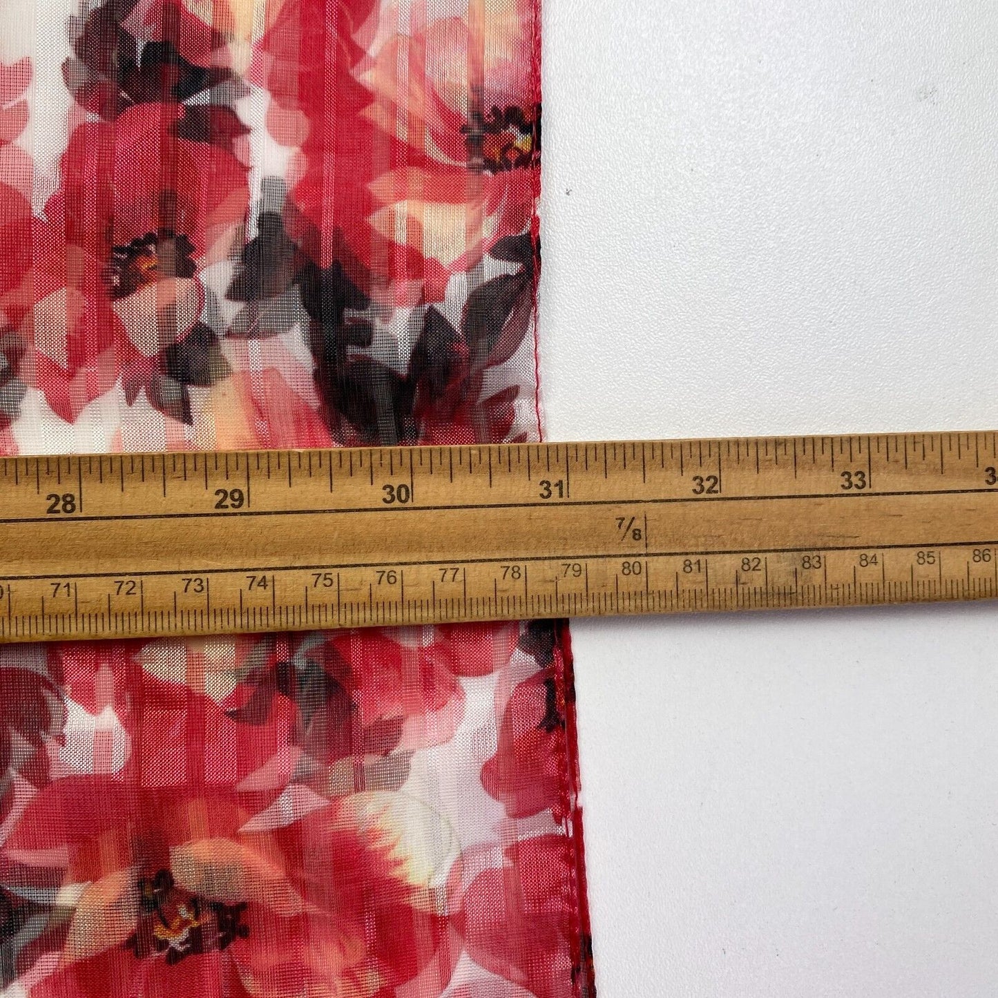 RINASCIMENTO Women Red Floral Scarf One Size