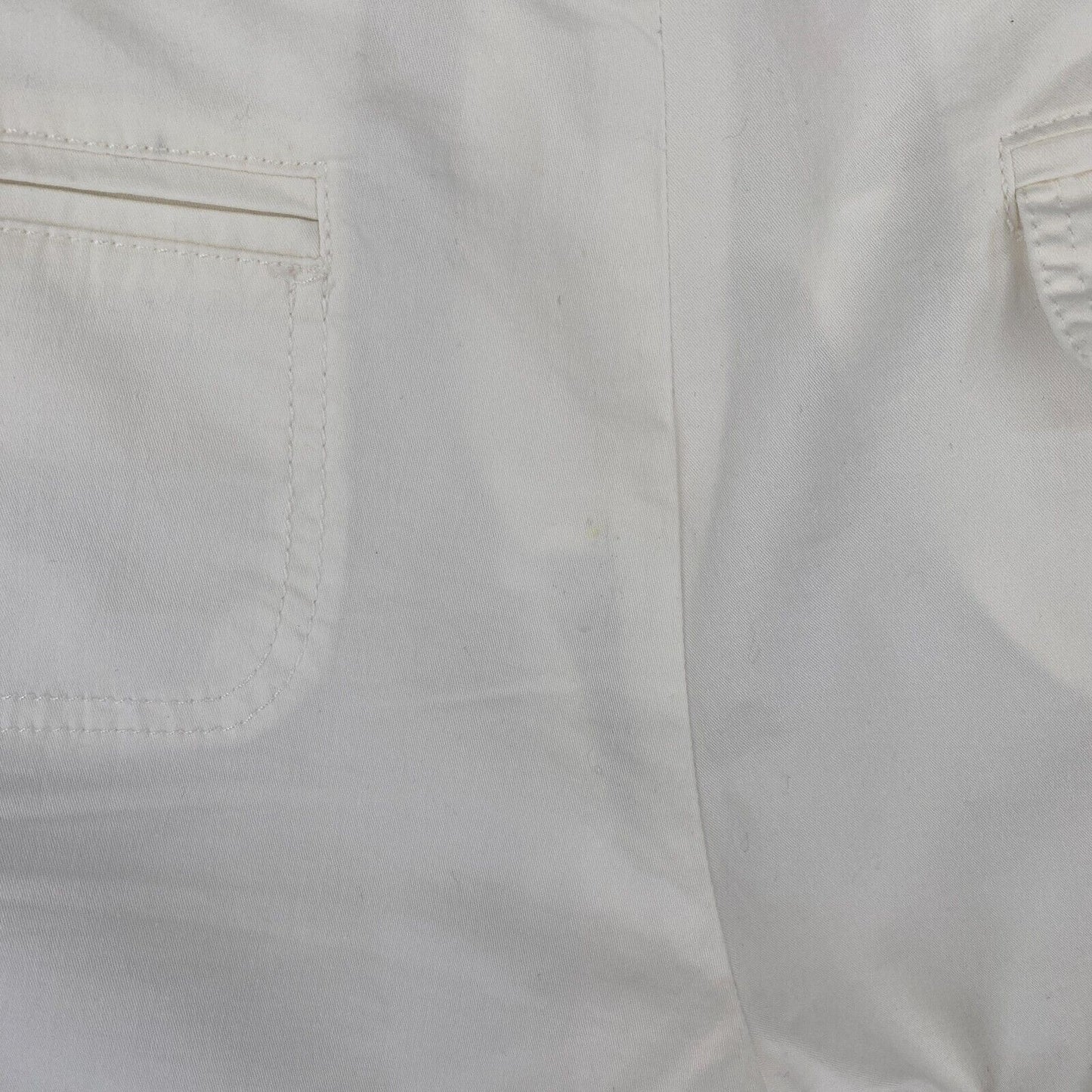 LIU JO Women White Regular Fit Chino Shorts Size EUR 40 W28