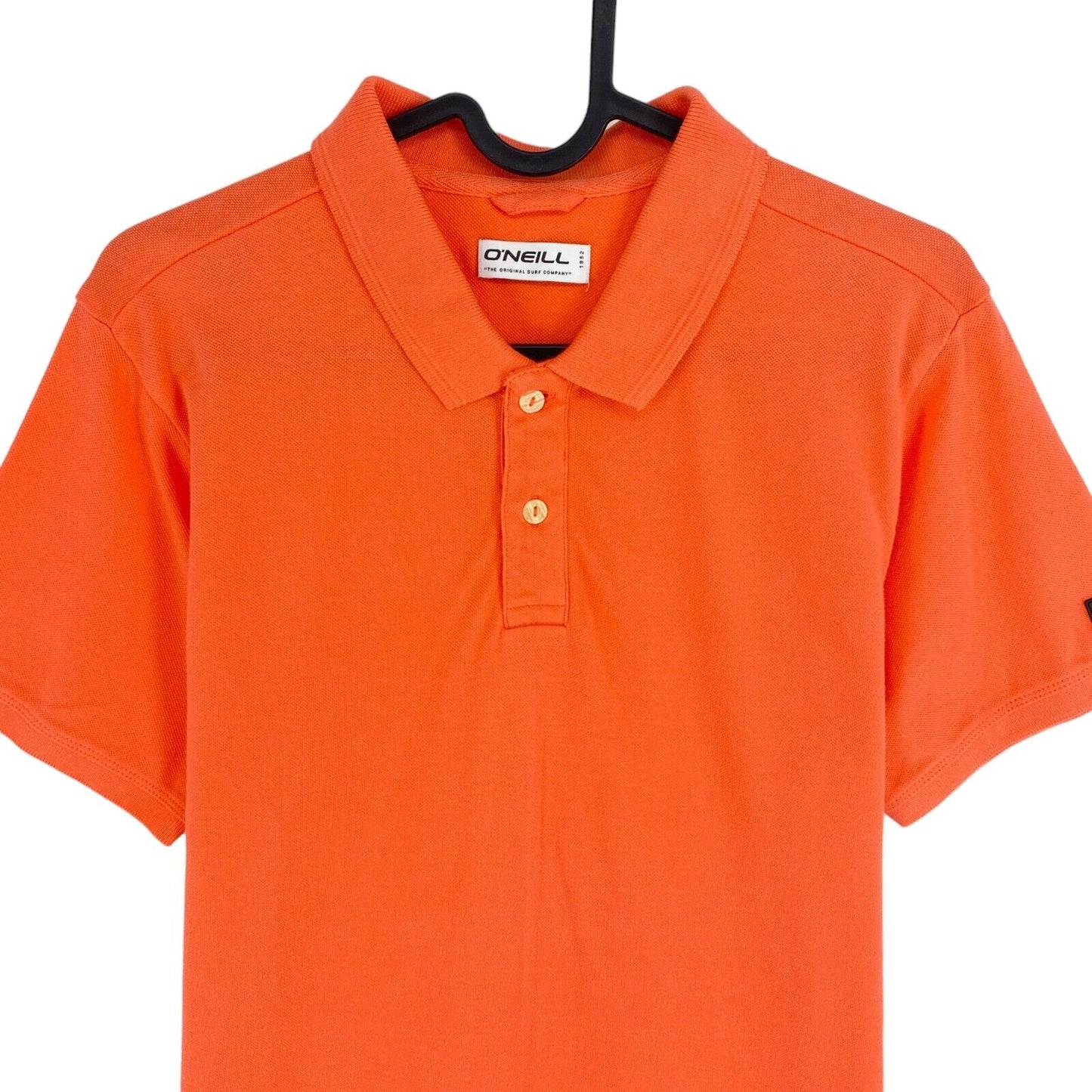 ONeill Men Pinkish Orange Short Sleeves Polo Shirt Size S