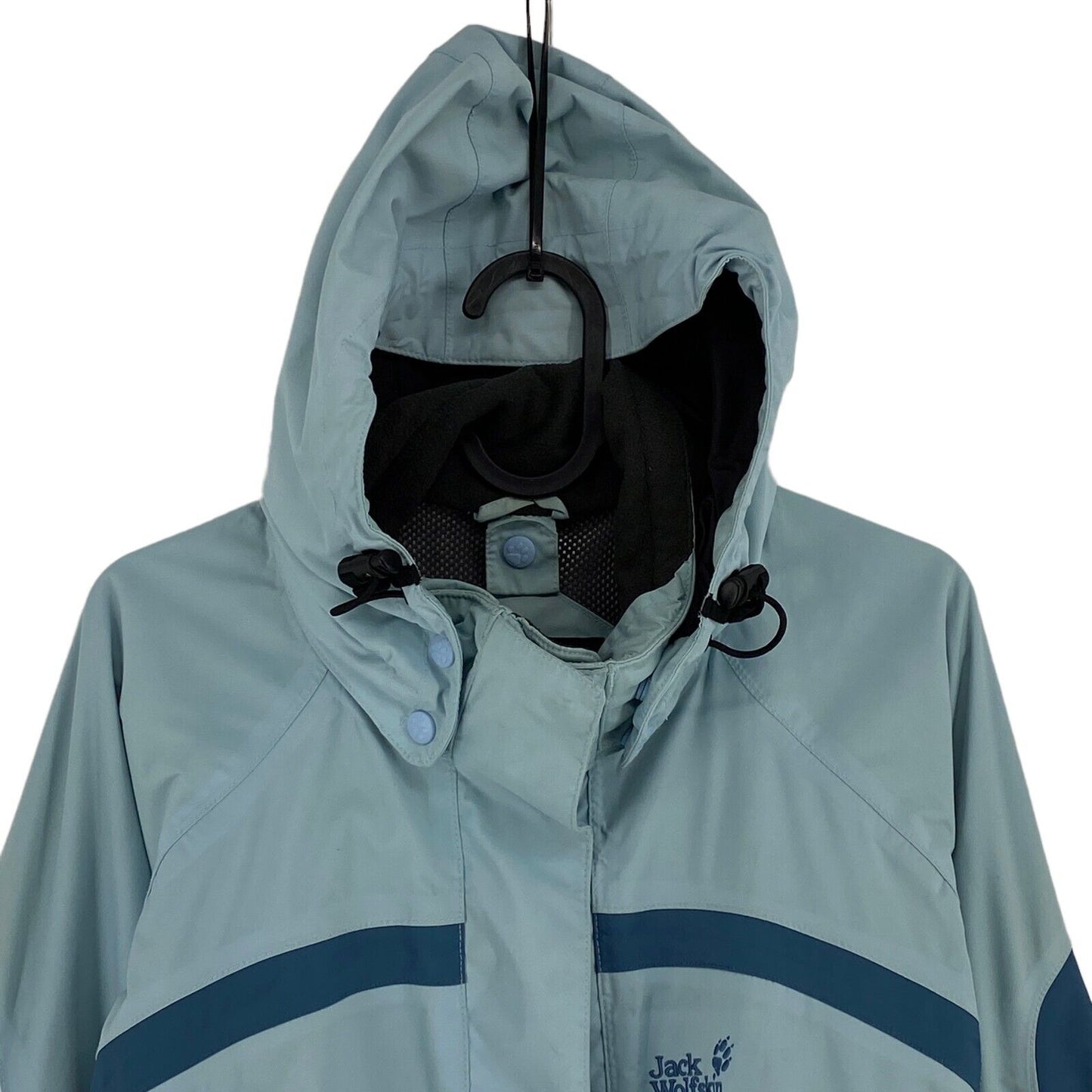 Jack Wolfskin Texapore Blau Kapuzenjacke Mantel Größe M