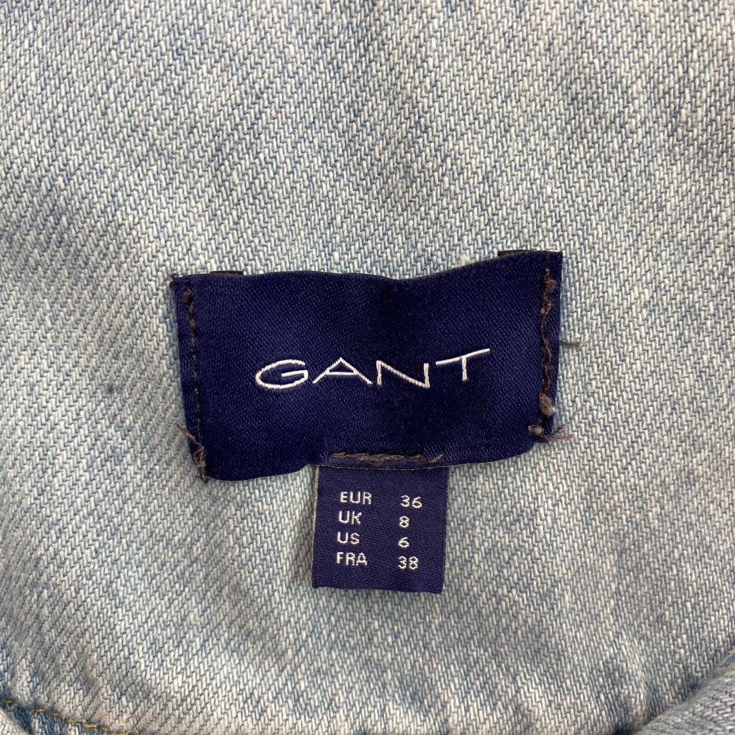 GANT Women Blue Oversized Denim LS Shirt Size EU 36 UK 8 US 6