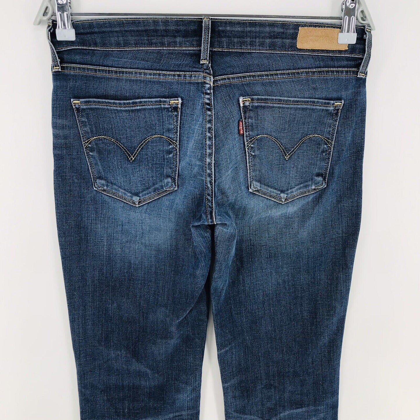 Vintage Levi's Demi Curve Women Blue Regular Straight Fit Jeans Size W28 L34