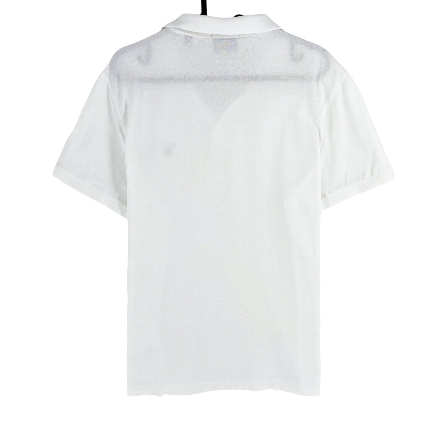 GANT Men White Original Regular Fit Pique Rugger Polo Shirt Size L