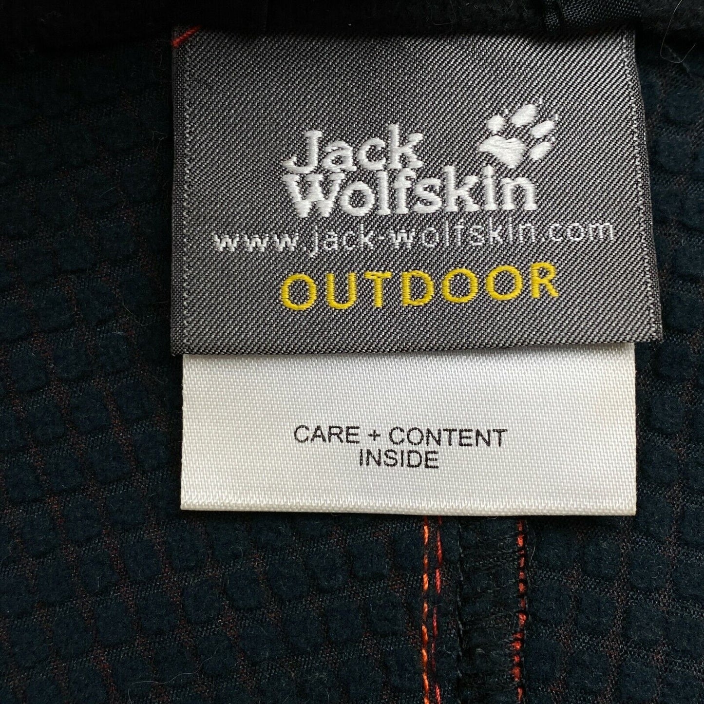 Jack Wolfskin Nanotex Orange Jacket Size XS