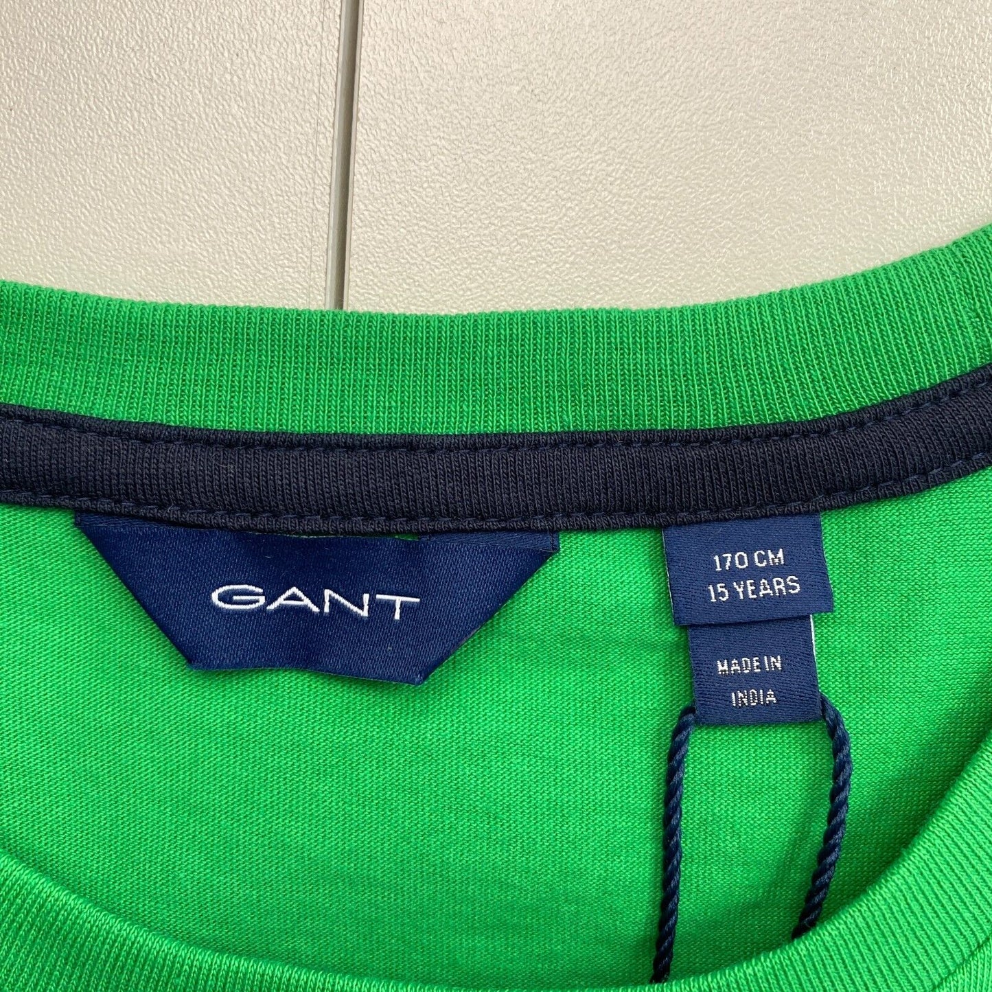 GANT Boys Green Archive Shield Crew Neck T-Shirt Size 15 Years 170 cm