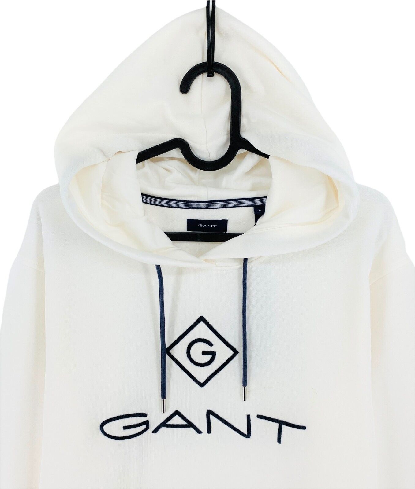 GANT White Lock Up Long Sleeves Hoodie Dress Size S