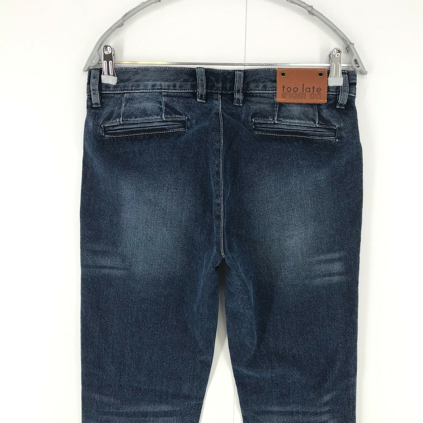 TOO LATE NO MORE Women Blue Skinny Fit Jeans W30