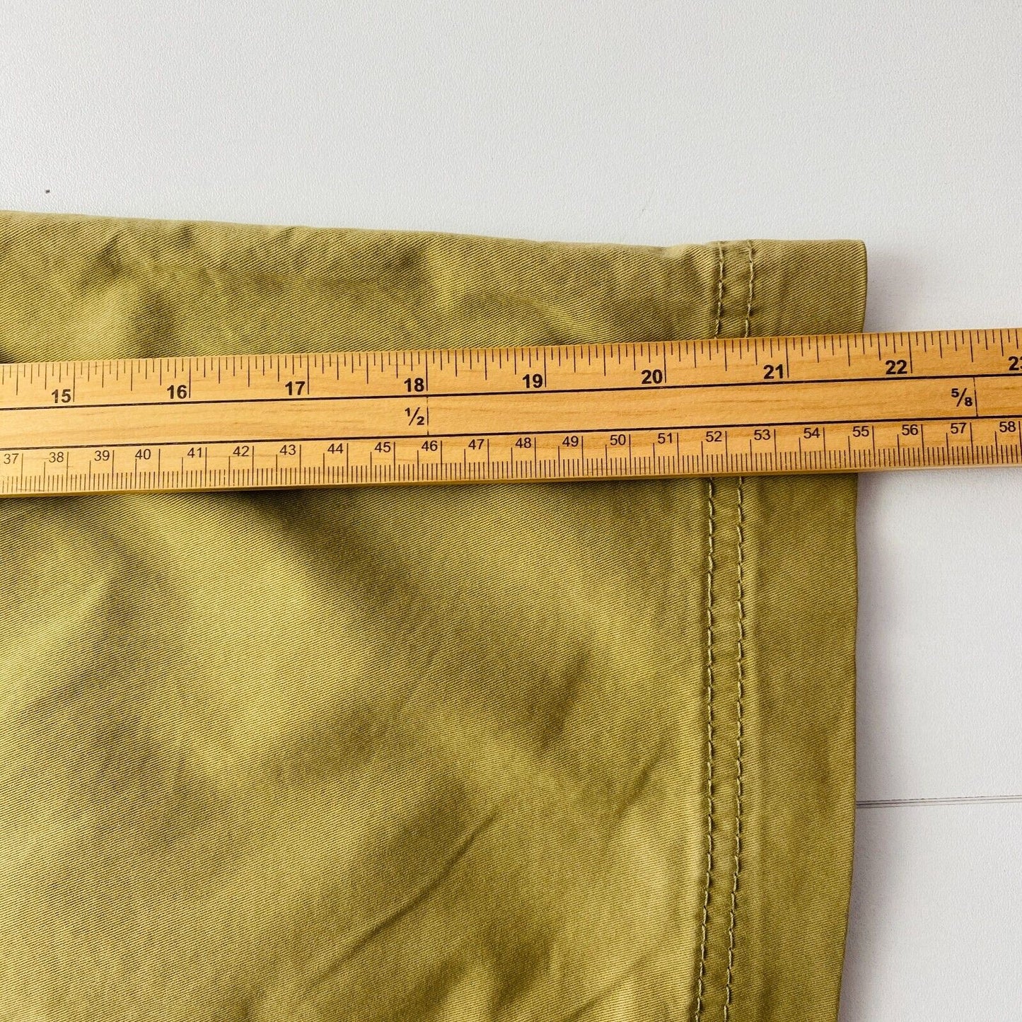 CAMEL ACTIVE Khaki Green Regular Fit Chino Skirt Size EUR 34 W27