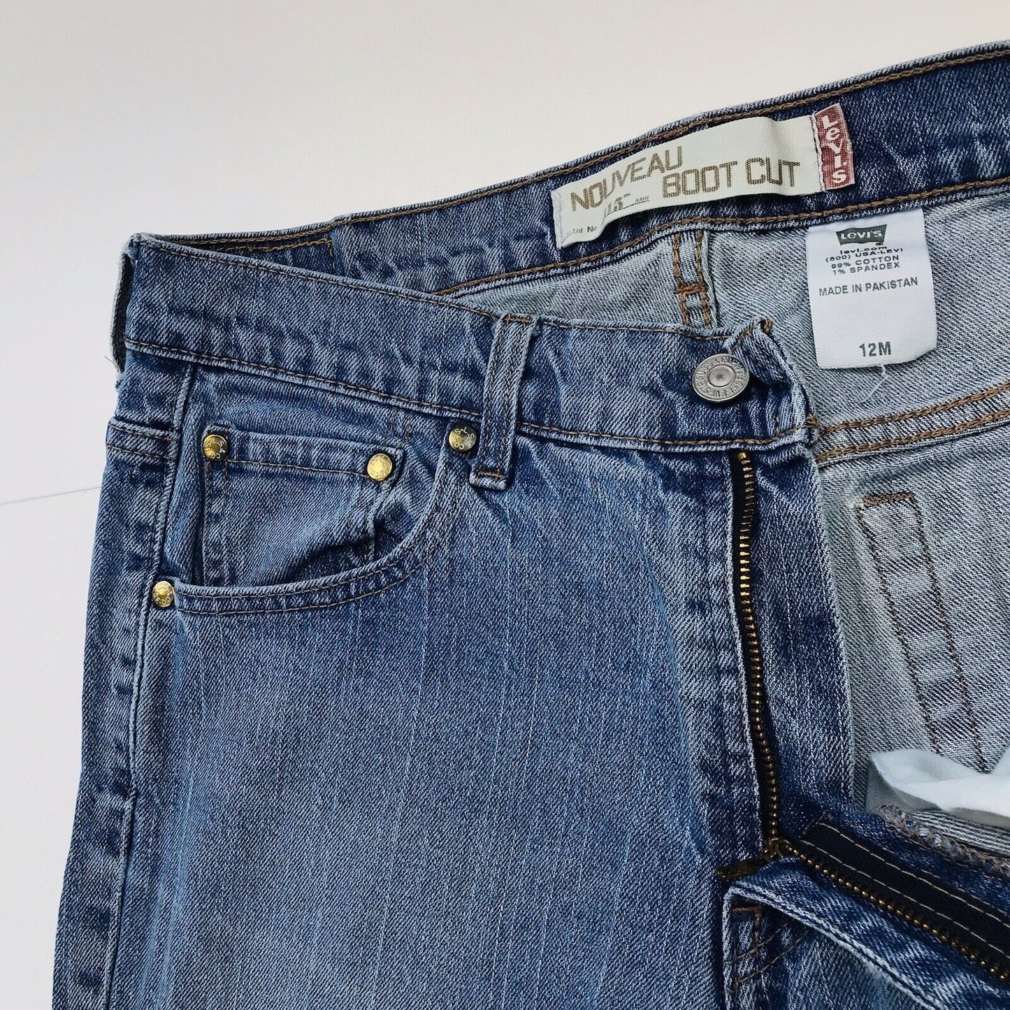 Vintage Levi's 515 Women Blue Bootcut Fit Jeans Size 12 M / W32 L32