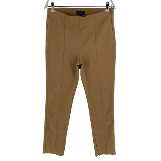 GANT Brown Pintuc Slacks Pants Trousers Size EU 38 UK 10 US 8